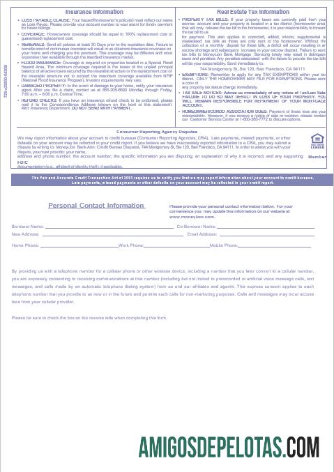 Declaração de hipoteca do MoneyLion Bank dos EUA, Califórnia, em formatos Word e PDF, 3 páginas 3 modelo